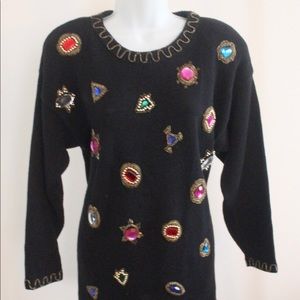 Bejeweled Vintage Sweater